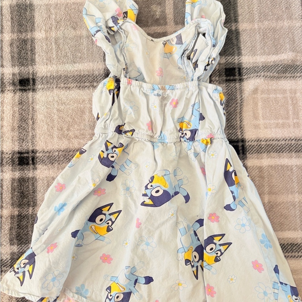 Kids Bluey Print Dress